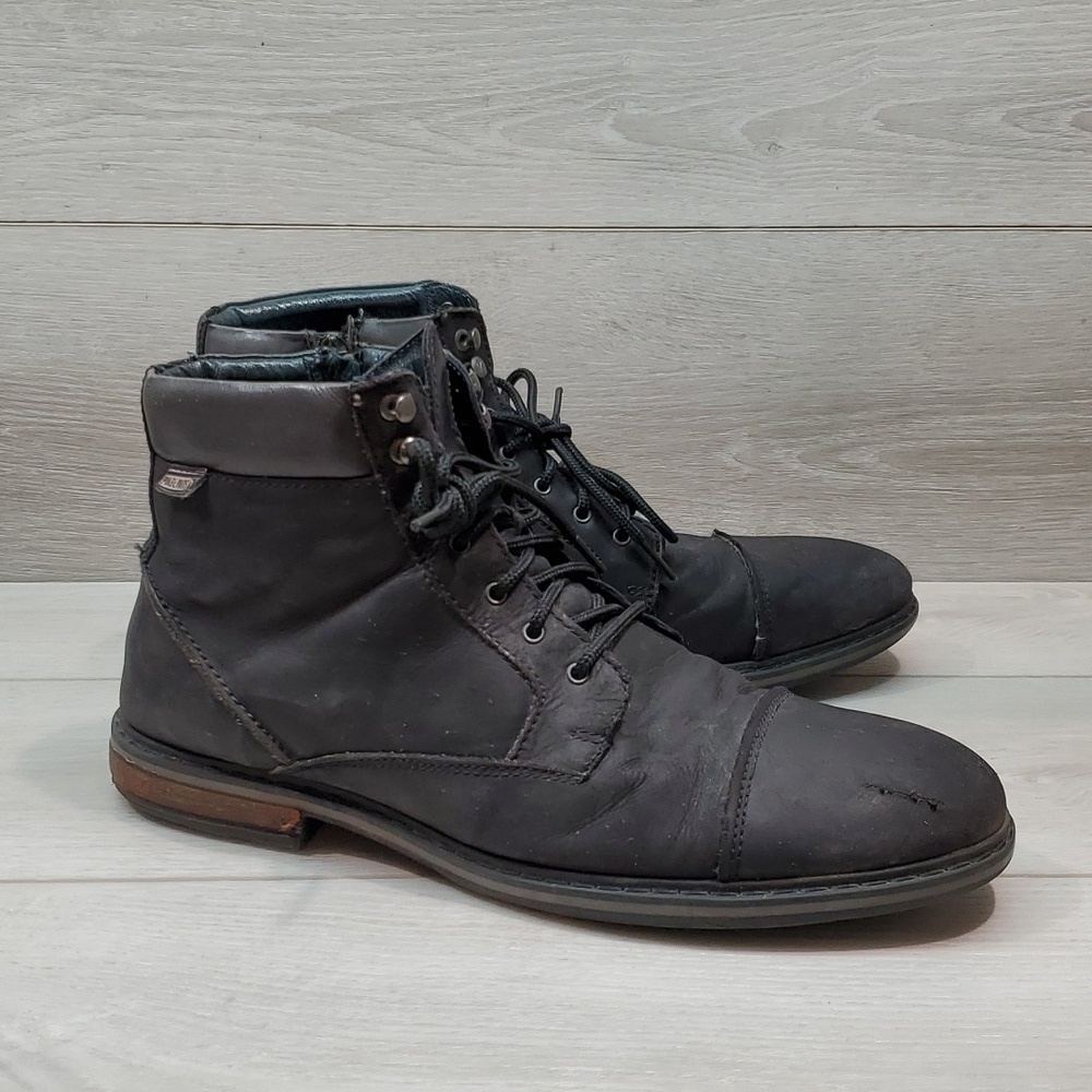 Pikolinos Mens High Top Boots Leather Sneakers shoes sz 45/11.5-12